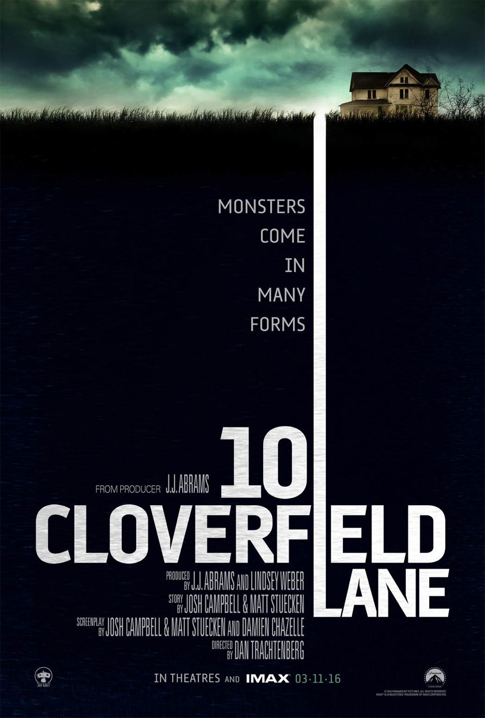 moviegoer.com: 10 CLOVERFIELD LANE movie poster