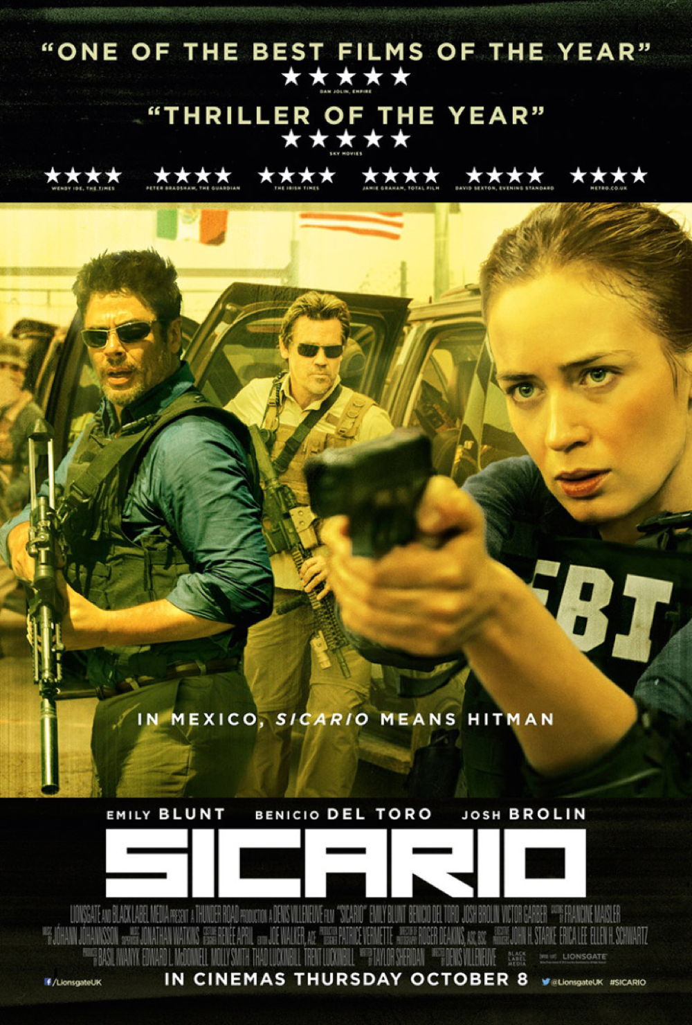 moviegoer.com: SICARIO movie poster
