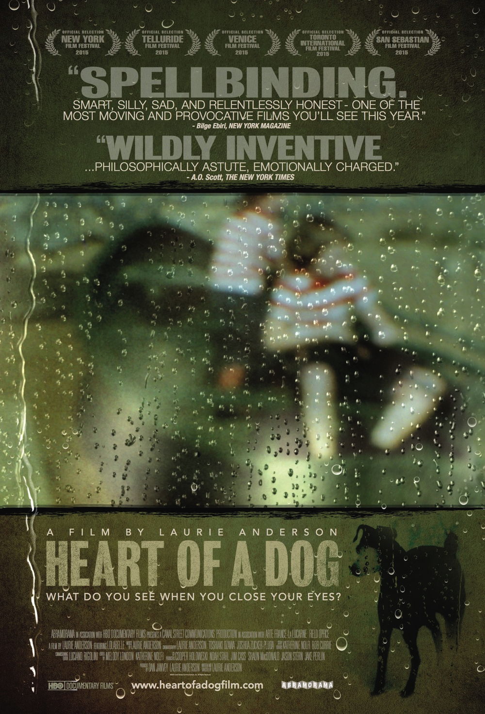 moviegoer.com: HEART OF A DOG movie poster