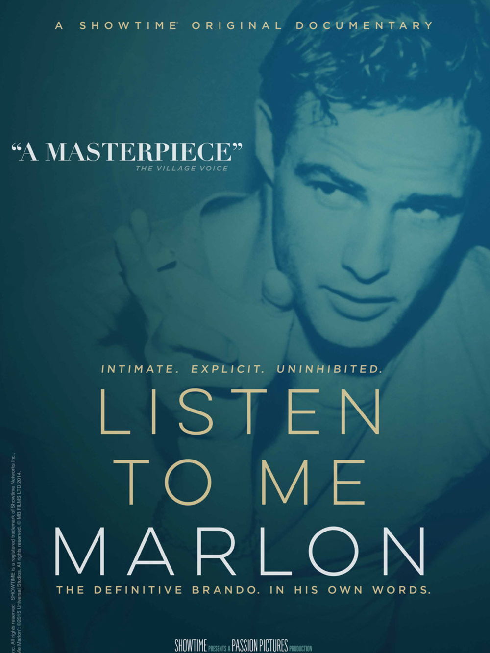 moviegoer.com: LISTEN TO ME MARLON movie poster