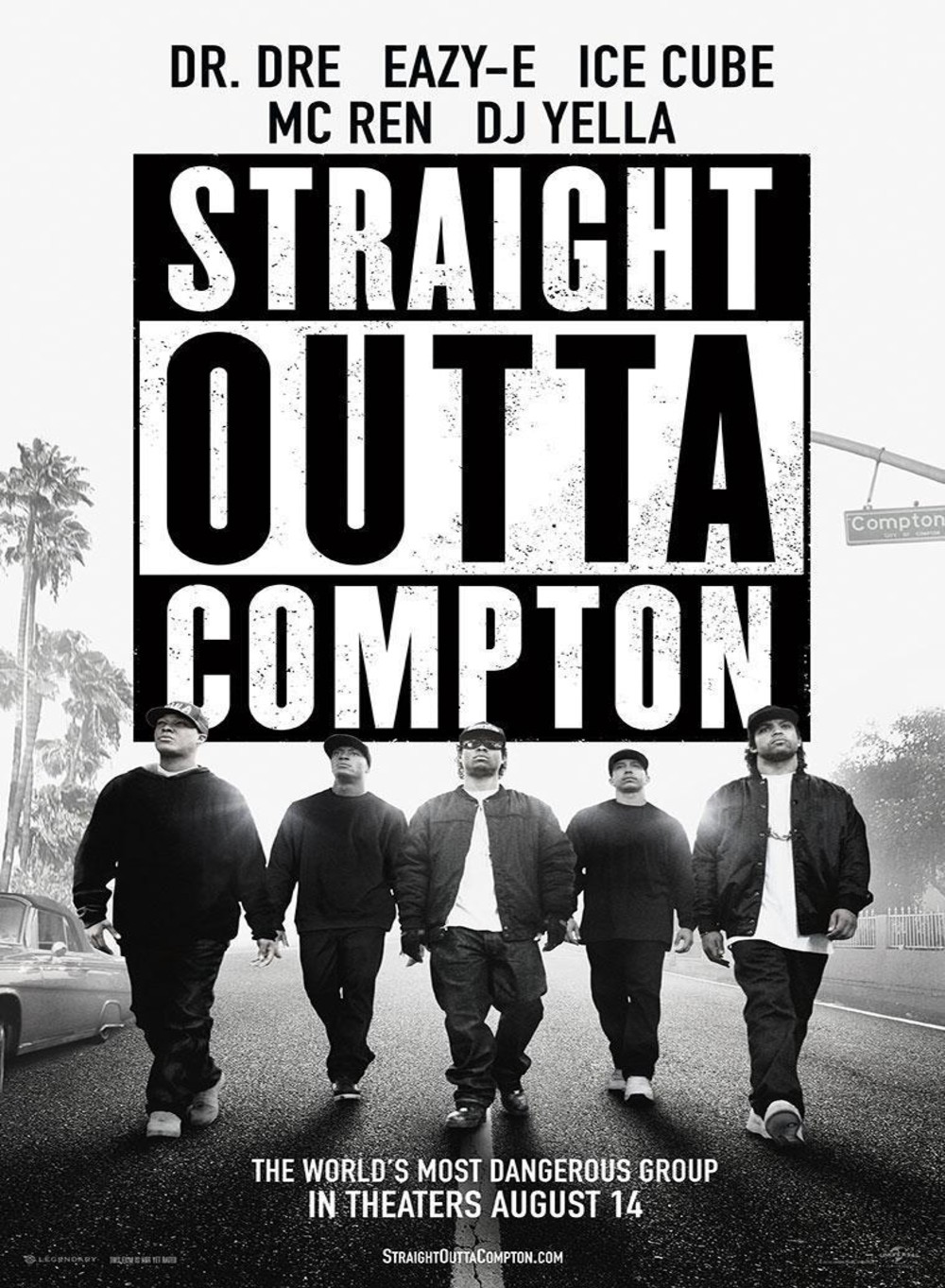 moviegoer.com: STRAIGHT OUTTA COMPTON movie poster