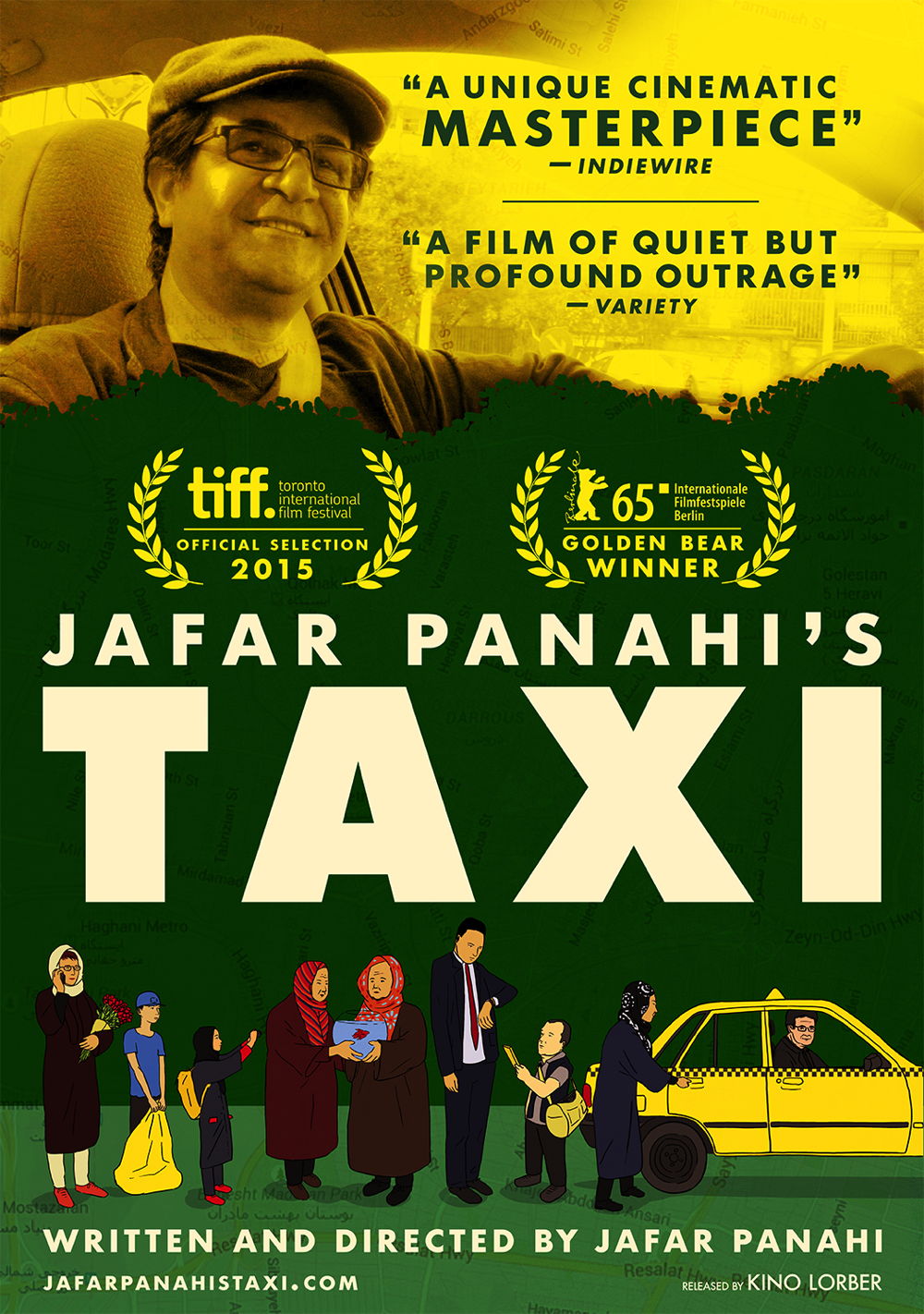 moviegoer.com: JAFAR PANAHI TAXI movie poster