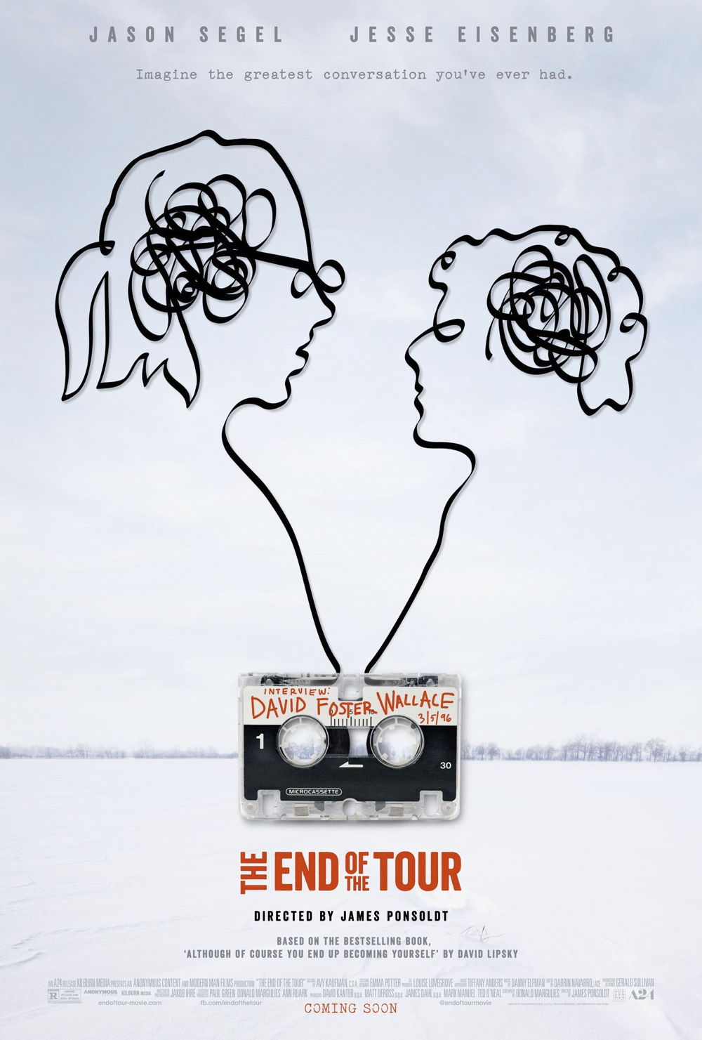 moviegoer.com: THE END OF THE TOUR movie poster