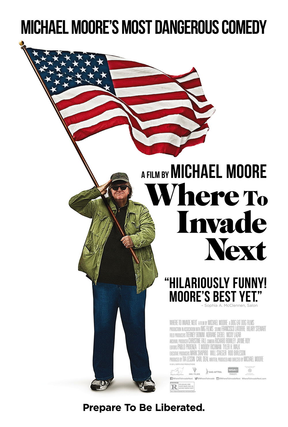 moviegoer.com: WHERE TO INVADE NEXT movie poster